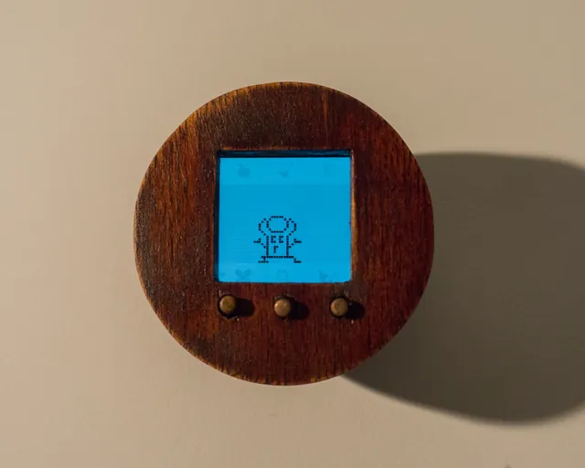 Chikyuchi - E-Paper Virtual Pet for Climate Art